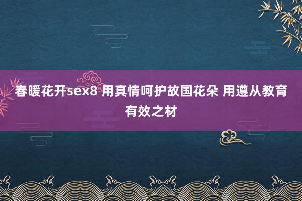 春暖花开sex8 用真情呵护故国花朵 用遵从教育有效之材