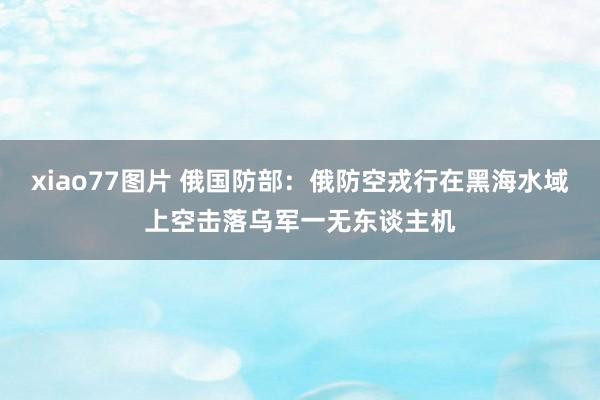 xiao77图片 俄国防部：俄防空戎行在黑海水域上空击落乌军一无东谈主机