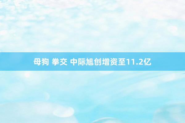 母狗 拳交 中际旭创增资至11.2亿