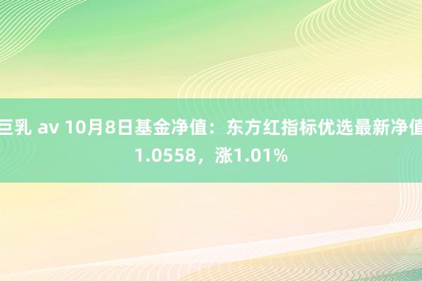 巨乳 av 10月8日基金净值：东方红指标优选最新净值1.0558，涨1.01%