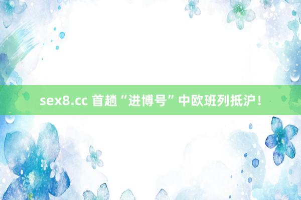 sex8.cc 首趟“进博号”中欧班列抵沪！