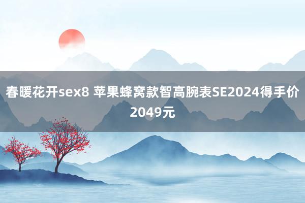 春暖花开sex8 苹果蜂窝款智高腕表SE2024得手价2049元