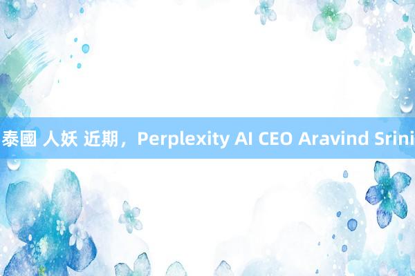 泰國 人妖 近期，Perplexity AI CEO Aravind Srini