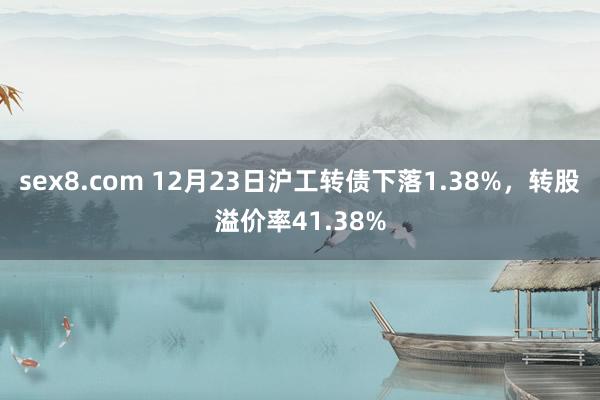 sex8.com 12月23日沪工转债下落1.38%，转股溢价率41.38%